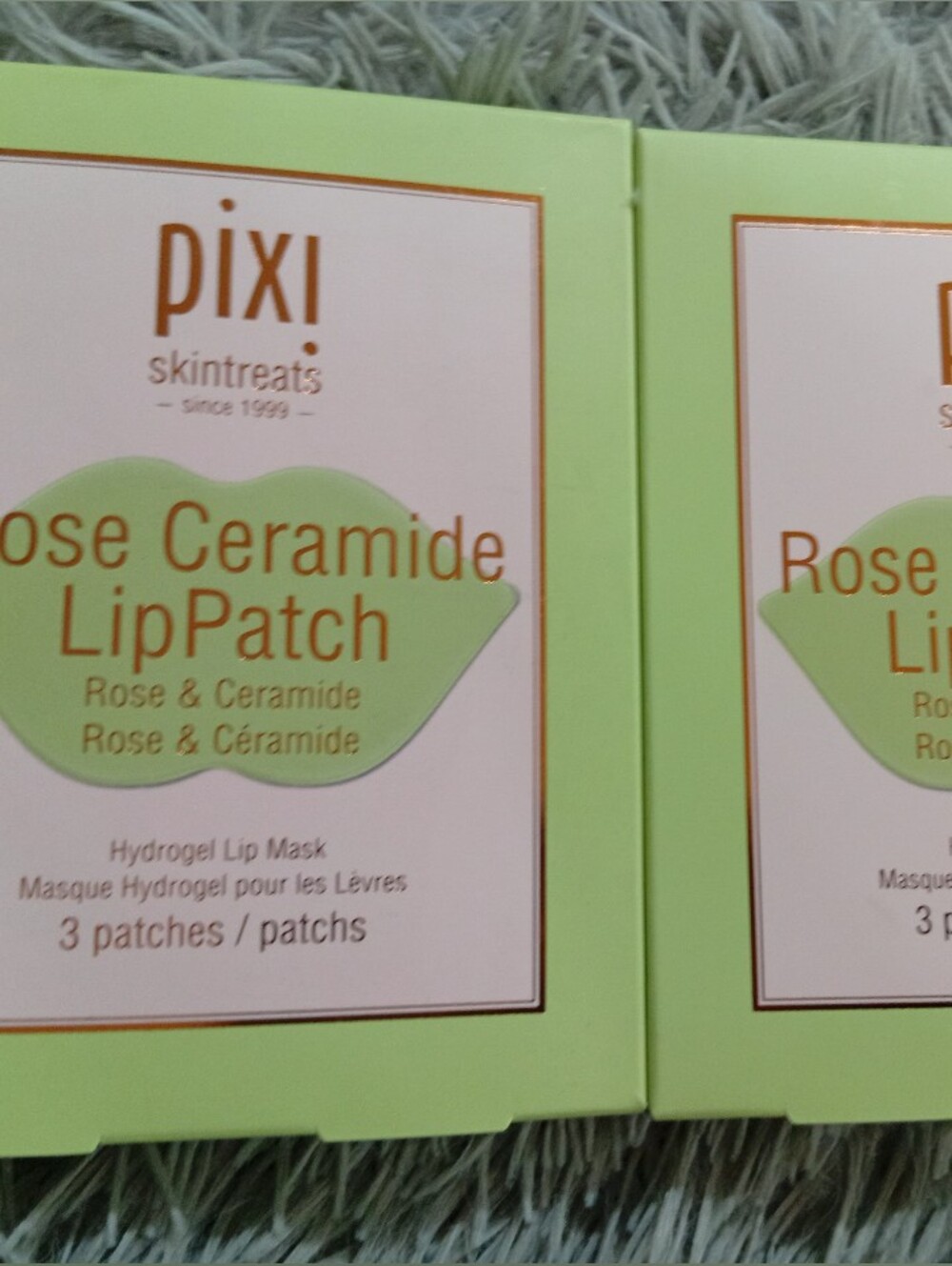 Pixi Rose Ceramide LipPatch Hydrogel Lip Masks - 3pack- Set of 2